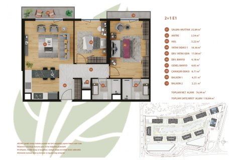 2+1 Appartement à Bahcelievler, Turkey No. 13993 2