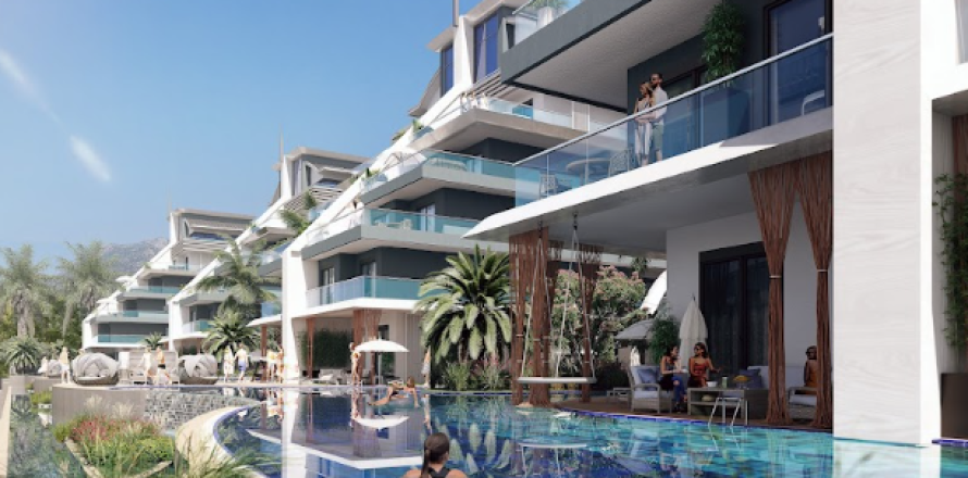 2+1 Penthouse à Oba, Turkey No. 12780