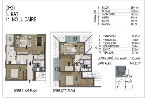 3+1 Appartement à Istanbul, Turkey No. 15128 9