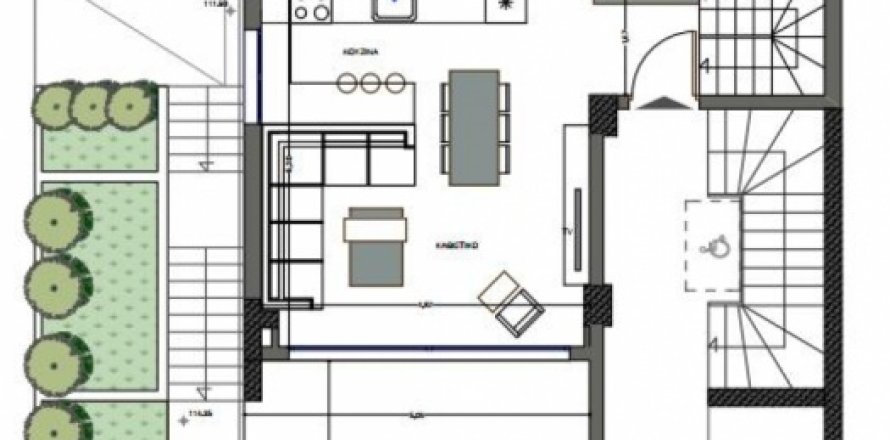 Квартира с 3 спальнями в Центральная Македония, Греция №52309