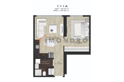 3+1 Apartment en Kadikoy, Turkey No. 21441 14