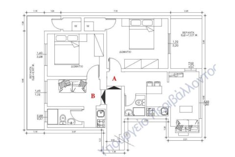 Квартира с 2 спальнями в Салоники, Греция №47525 15