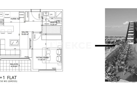 3+1 Penthouse à Aksu, Turkey No. 20719 7