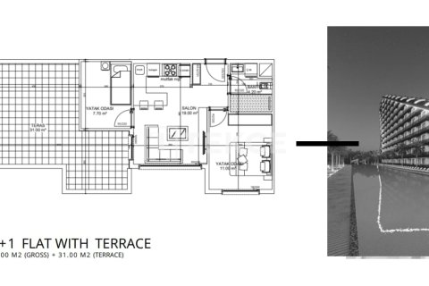 3+1 Penthouse in Aksu, Turkey No. 20719 4