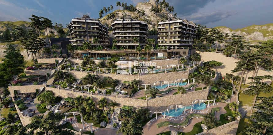 1+1 Apartment en Alanya, Turkey No. 54084