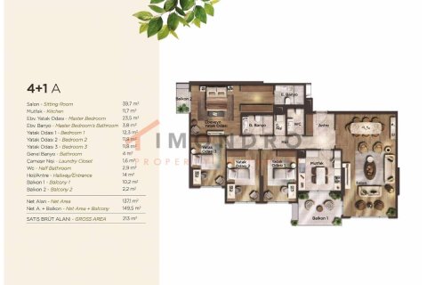 3+1 Apartment in Beylikduezue, Turkey No. 17848 6