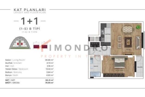 2+1 Apartment in Eyup, Turkey No. 17075 12