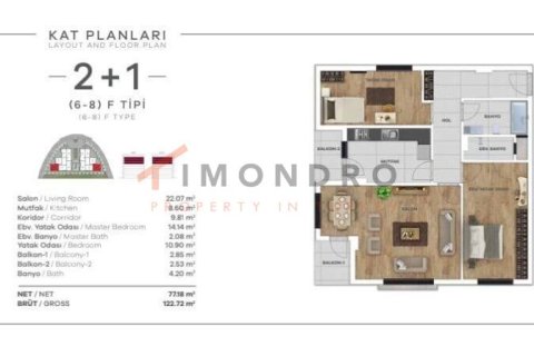 2+1 Apartment en Eyup, Turkey No. 17075 9