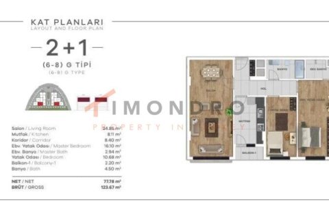 2+1 Apartment in Eyup, Turkey No. 17075 8