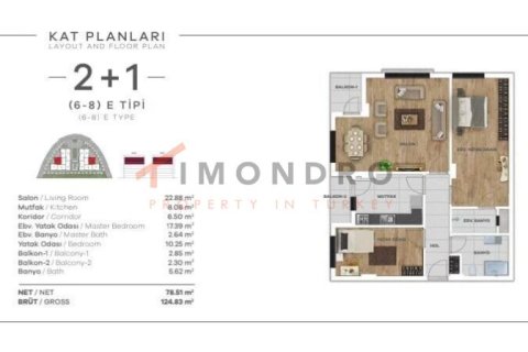 2+1 Apartment en Eyup, Turkey No. 17075 10