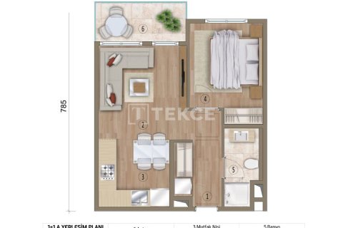 2+1 Apartment en Istanbul, Turkey No. 17054 4