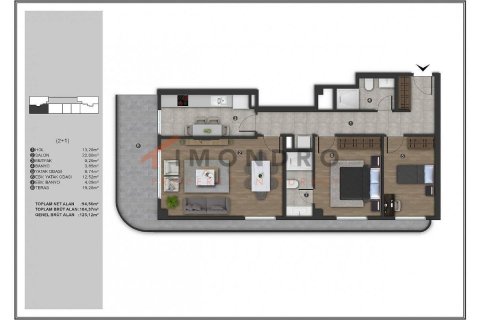 2+1 Apartment en Kâğıthane, Turkey No. 16910 18