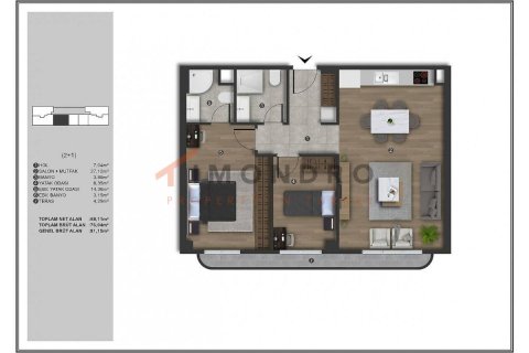 2+1 Apartment en Kâğıthane, Turkey No. 16910 20