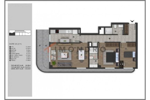 2+1 Apartment en Kâğıthane, Turkey No. 16910 19