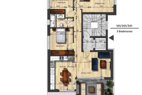 3 dormitorios Apartment en Parekklisia, Cyprus No. 46264 6