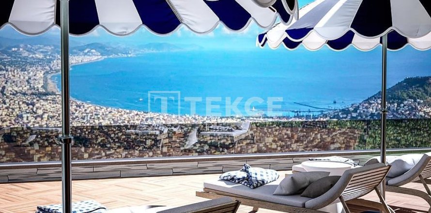 5+1 Villa à Alanya, Turkey No. 16599