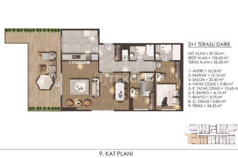 2+1 Apartment en Bueyuekcekmece, Turkey No. 16842 4