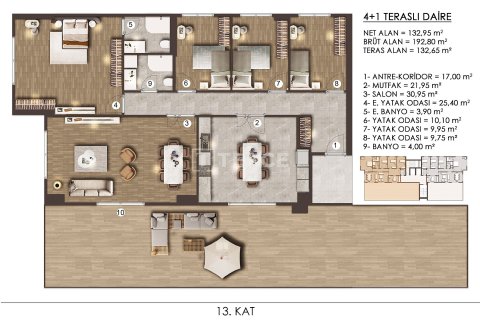 2+1 Appartement à Bueyuekcekmece, Turkey No. 16842 6