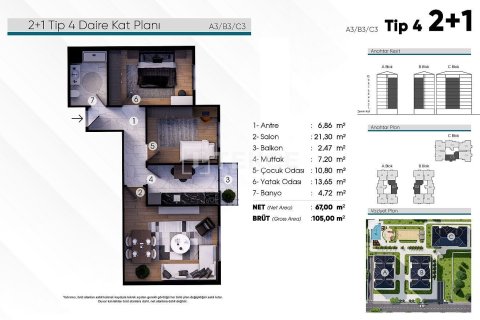 3+1 Appartement à Istanbul, Turkey No. 17612 20