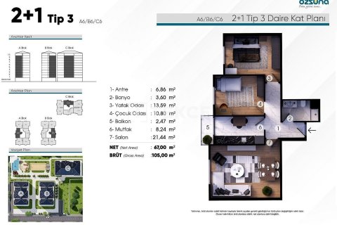 3+1 Apartment en Istanbul, Turkey No. 17612 21