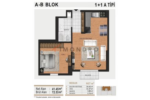 3+1 Appartement à Kartal, Turkey No. 17264 2