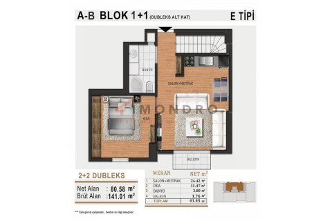 3+1 Appartement à Kartal, Turkey No. 17264 15