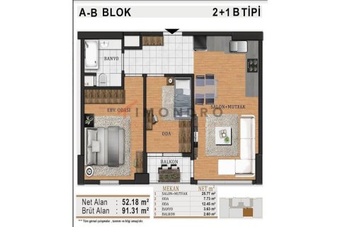 3+1 Appartement à Kartal, Turkey No. 17264 3