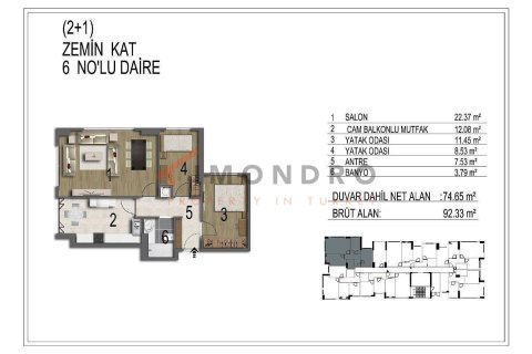 2+1 Appartement à Eyup, Turkey No. 17218 13