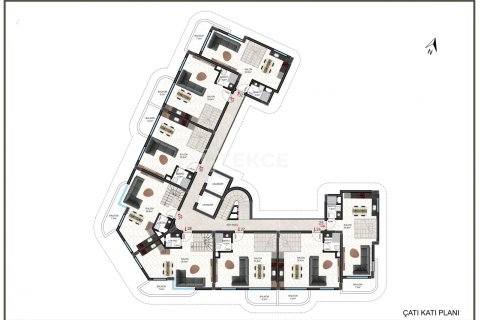 2+1 Penthouse en Alanya, Turkey No. 11861 21