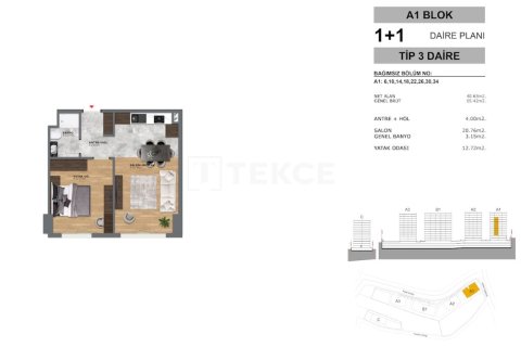 3+1 Appartement à Istanbul, Turkey No. 14537 13