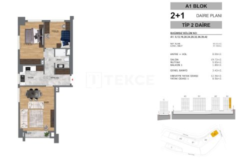 3+1 Appartement à Istanbul, Turkey No. 14537 22