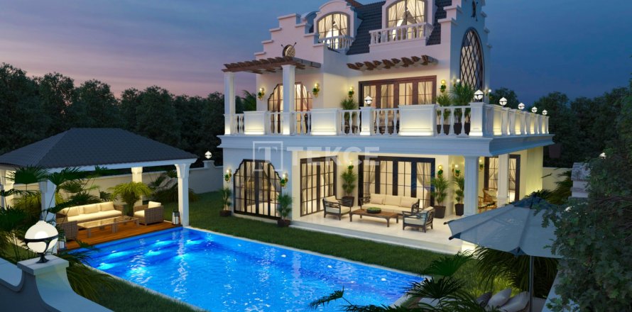 4+1 Villa en Fethiye, Turkey No. 12463