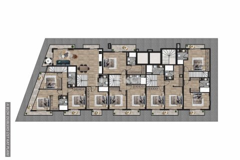 4+1 Penthouse à Alanya, Turkey No. 10976 6