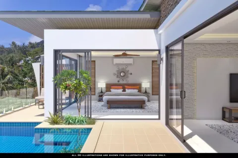 3 dormitorios Villa en  Chaweng Beach, Thailand No. 2765 5