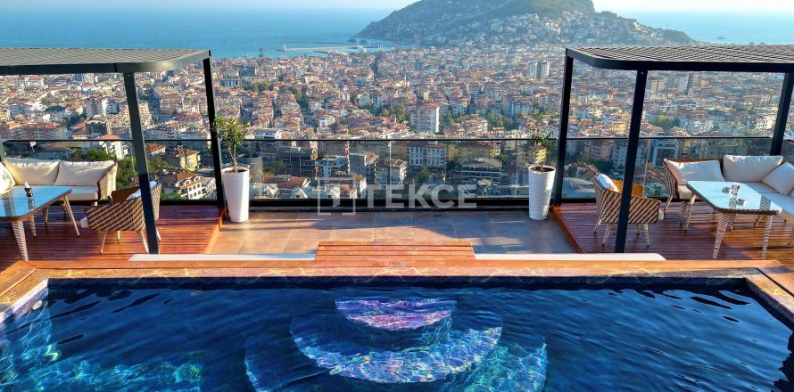 3+1 Apartment en Alanya, Turkey No. 52857