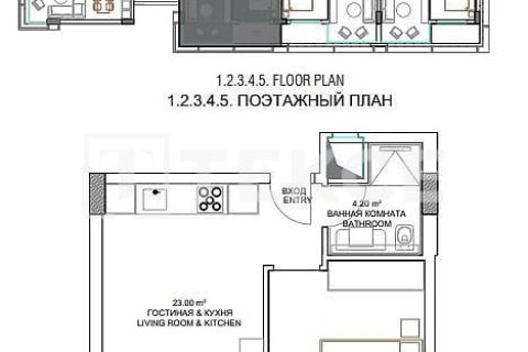 Пентхаус 3+1 в Аланья, Турция №11510 4