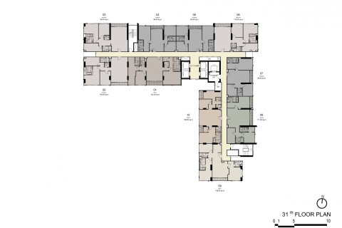 Кондоминиум  с 2 спальнями в Бангкок, Таиланд №3205 15