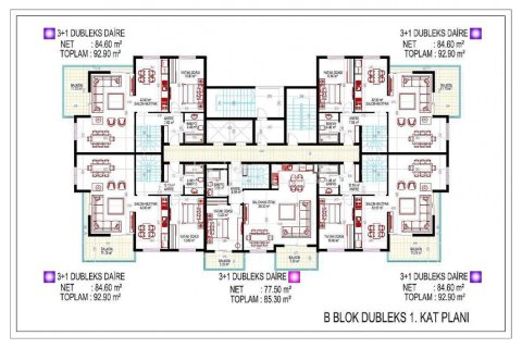 3+1 Penthouse à Alanya, Turkey No. 10927 13