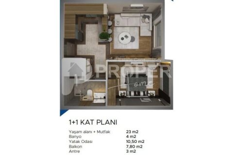 3 rooms Apartment in Altintash, Turkey No. 10824 6