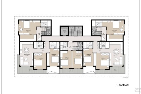 3+1 Apartment en Alanya, Turkey No. 16592 2