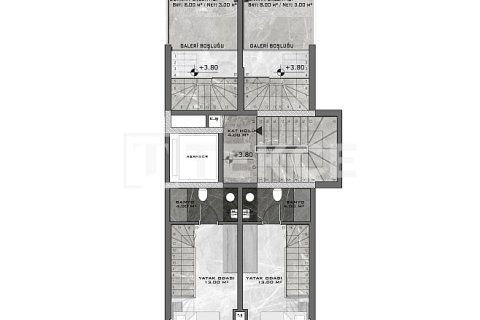 2+1 Penthouse à Alanya, Turkey No. 74057 24