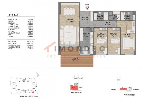 2+1 Appartement à Basaksehir, Turkey No. 16988 22