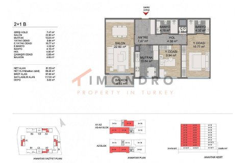 2+1 Appartement à Basaksehir, Turkey No. 16988 15