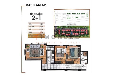 2+1 Appartement à Basaksehir, Turkey No. 16718 24