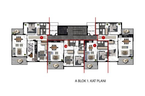 3+1 Penthouse à Alanya, Turkey No. 10827 15