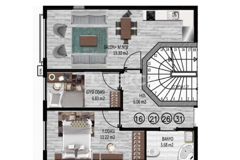 4+1 Appartement à Istanbul, Turkey No. 61932 13