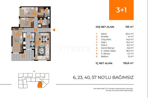 3+1 Appartement à Bursa, Turkey No. 61936 30