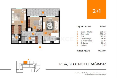 3+1 Appartement à Bursa, Turkey No. 61936 3