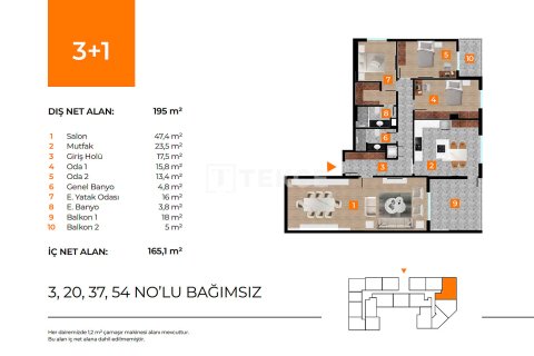 3+1 Appartement à Bursa, Turkey No. 61936 6