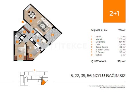 3+1 Appartement à Bursa, Turkey No. 61936 5